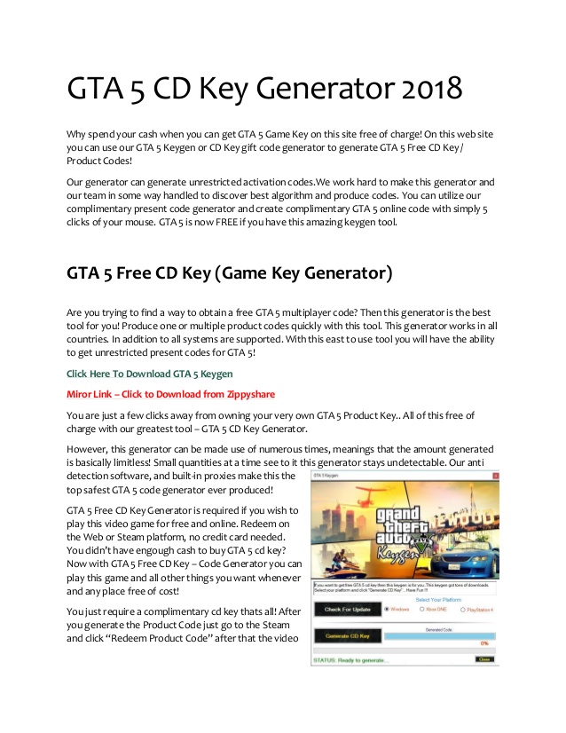 gta v cd key generator v2.0 free download